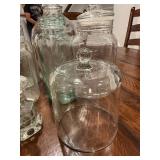Vintage Glass Jar and Cloche Collection - 10 Pieces Vintage Glass Jar and Cloche Collection - 10 Pieces