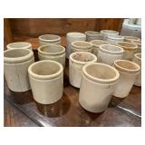 Lot of 18 Antique Ceramic Pots/Jars - Vintage Rustic Decor Lot of 18 Antique Ceramic Pots/Jars - Vintage Rustic Decor