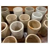 Lot of 18 Antique Ceramic Pots/Jars - Vintage Rustic Decor Lot of 18 Antique Ceramic Pots/Jars - Vintage Rustic Decor