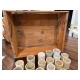 Lot of 18 Antique Ceramic Pots/Jars - Vintage Rustic Decor Lot of 18 Antique Ceramic Pots/Jars - Vintage Rustic Decor