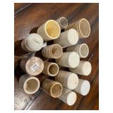 Lot of 16 Vintage Stoneware Crocks and Jars - Assorted Sizes Lot of 16 Vintage Stoneware Crocks and Jars - Assorted Sizes