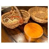 Vintage Rustic Basket Collection - Assorted Styles & Sizes Vintage Rustic Basket Collection - Assorted Styles & Sizes