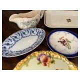 Vintage Decorative Tableware Collection with Floral & Scenic Designs Vintage Decorative Tableware Collection with Floral & Scenic Designs