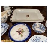 Vintage Decorative Tableware Collection with Floral & Scenic Designs Vintage Decorative Tableware Collection with Floral & Scenic Designs