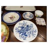 Vintage Decorative Tableware Collection with Floral & Scenic Designs Vintage Decorative Tableware Collection with Floral & Scenic Designs