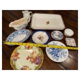 Vintage Decorative Tableware Collection with Floral & Scenic Designs Vintage Decorative Tableware Collection with Floral & Scenic Designs