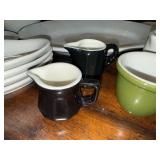 Vintage White Ironstone Dinnerware and Creamer Collection Vintage White Ironstone Dinnerware and Creamer Collection