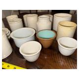 Mixed Lot of Vintage English Ironstone and Ceramic Pots and Bowls Mixed Lot of Vintage English Ironstone and Ceramic Pots and Bowls