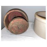 Assorted Vintage Kitchen & Decor Lot: Butter Mold, Crocks, Knife & More Assorted Vintage Kitchen & Decor Lot: Butter Mold, Crocks, Knife & More