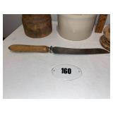 Assorted Vintage Kitchen & Decor Lot: Butter Mold, Crocks, Knife & More Assorted Vintage Kitchen & Decor Lot: Butter Mold, Crocks, Knife & More