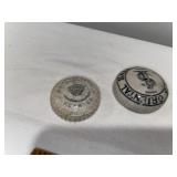 Collection of 5 Antique English Advertising Ironstone Toothpaste & Tooth Powder Pot Lids Collection of 5 Antique English Advertising Ironstone Toothpaste & Tooth Powder Pot Lids