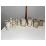 Vintage English Ironstone Jars & Crocks Collection - 13 Pieces Vintage English Ironstone Jars & Crocks Collection - 13 Pieces