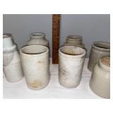 Vintage English Ironstone Jars & Crocks Collection - 13 Pieces Vintage English Ironstone Jars & Crocks Collection - 13 Pieces