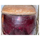 Vintage Dietz Red Globe Lantern No. 2 Air Pilot - Rustic Antique Lighting Vintage Dietz Red Globe Lantern No. 2 Air Pilot - Rustic Antique Lighting