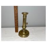 Vintage French Brass Candlestick Holder with Elegant Design Vintage French Brass Candlestick Holder with Elegant Design