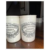 Set of 5 Antique English Ironstone James Keiller & Sons Dundee Marmalade Pots Set of 5 Antique English Ironstone James Keiller & Sons Dundee Marmalade Pots