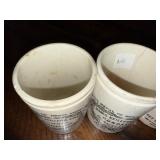 Set of 5 Antique English Ironstone James Keiller & Sons Dundee Marmalade Pots Set of 5 Antique English Ironstone James Keiller & Sons Dundee Marmalade Pots