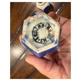 Lot of 3 Blue & White English Ironstone Vases - Includes Polish Vase Lot of 3 Blue & White English Ironstone Vases - Includes Polish Vase