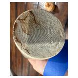 Antique English Stoneware Collection: Cocoa Jar, Bottle, Butter Churn Antique English Stoneware Collection: Cocoa Jar, Bottle, Butter Churn