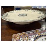 English Ironstone Stamped Decorative Plate and Wall Plaque Collection - Floral Designs English Ironstone Stamped Decorative Plate and Wall Plaque Collection - Floral Designs