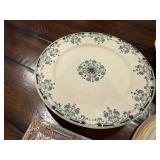 English Ironstone Stamped Decorative Plate and Wall Plaque Collection - Floral Designs English Ironstone Stamped Decorative Plate and Wall Plaque Collection - Floral Designs