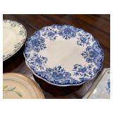 English Ironstone Stamped Decorative Plate and Wall Plaque Collection - Floral Designs English Ironstone Stamped Decorative Plate and Wall Plaque Collection - Floral Designs