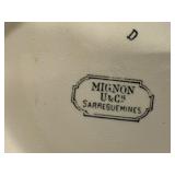 English Ironstone Stamped Decorative Plate and Wall Plaque Collection - Floral Designs English Ironstone Stamped Decorative Plate and Wall Plaque Collection - Floral Designs