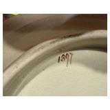 English Ironstone Stamped Decorative Plate and Wall Plaque Collection - Floral Designs English Ironstone Stamped Decorative Plate and Wall Plaque Collection - Floral Designs