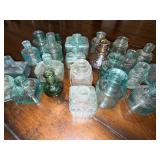 Antique English Assorted Glass Bottles Collection - 20 Pieces Antique English Assorted Glass Bottles Collection - 20 Pieces