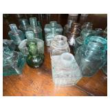 Antique English Assorted Glass Bottles Collection - 20 Pieces Antique English Assorted Glass Bottles Collection - 20 Pieces