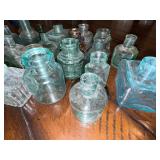 Antique English Assorted Glass Bottles Collection - 20 Pieces Antique English Assorted Glass Bottles Collection - 20 Pieces