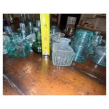 Antique English Assorted Glass Bottles Collection - 20 Pieces Antique English Assorted Glass Bottles Collection - 20 Pieces