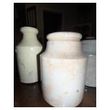 Lot of 7 Antique English Ironstone Jugs with Crackle Glaze Lot of 7 Antique English Ironstone Jugs with Crackle Glaze