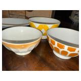 Antique French and English Ironstone Bowl and Dish Set with Sceptre Wine Box Antique French and English Ironstone Bowl and Dish Set with Sceptre Wine Box