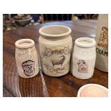 Lot of 14 Assorted Vintage Decorative Pottery Jars & Pots Lot of 14 Assorted Vintage Decorative Pottery Jars & Pots