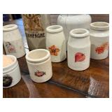 Lot of 14 Assorted Vintage Decorative Pottery Jars & Pots Lot of 14 Assorted Vintage Decorative Pottery Jars & Pots