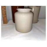 Lot of 6 Vintage English Ironstone Jars & Crocks with Lids Lot of 6 Vintage English Ironstone Jars & Crocks with Lids