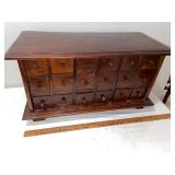 Vintage Wooden Apothecary Cabinet with Multiple Drawers Vintage Wooden Apothecary Cabinet with Multiple Drawers