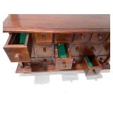 Vintage Wooden Apothecary Cabinet with Multiple Drawers Vintage Wooden Apothecary Cabinet with Multiple Drawers