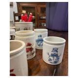 Vintage Holiday-Themed Pottery Collection with Festive Designs Vintage Holiday-Themed Pottery Collection with Festive Designs