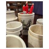 Vintage Holiday-Themed Pottery Collection with Festive Designs Vintage Holiday-Themed Pottery Collection with Festive Designs