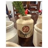 Vintage Holiday-Themed Pottery Collection with Festive Designs Vintage Holiday-Themed Pottery Collection with Festive Designs