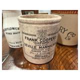 Antique English Advertising Pots Collection: Blanchflower, Frank Cooper Antique English Advertising Pots Collection: Blanchflower, Frank Cooper