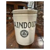 Raew Antique French Félix Potin Saindoux Advertising Pot Raew Antique French Félix Potin Saindoux Advertising Pot