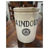 Raew Antique French Félix Potin Saindoux Advertising Pot Raew Antique French Félix Potin Saindoux Advertising Pot