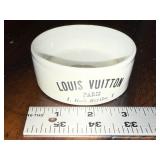 Antique French Louis Vuitton Ceramic Dish - Rue Scribe Paris Small Container Antique French Louis Vuitton Ceramic Dish - Rue Scribe Paris Small Container