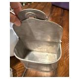 Vintage Enamelware Jug, Glass Rabbit Dish & Metal Container Set Vintage Enamelware Jug, Glass Rabbit Dish & Metal Container Set