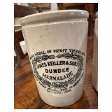Pair of Antique English Advertising James Keiller & Sons Dundee Marmalade Pots Pair of Antique English Advertising James Keiller & Sons Dundee Marmalade Pots