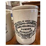 Pair of Antique English Advertising James Keiller & Sons Dundee Marmalade Pots Pair of Antique English Advertising James Keiller & Sons Dundee Marmalade Pots