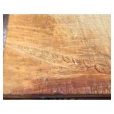 Vintage Wooden Cutting Board & Bramhall Sheffield Bread Knife Vintage Wooden Cutting Board & Bramhall Sheffield Bread Knife